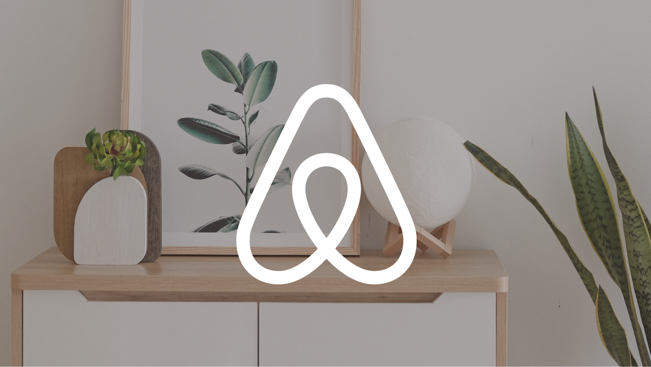 Hero image of the Airbnb logo