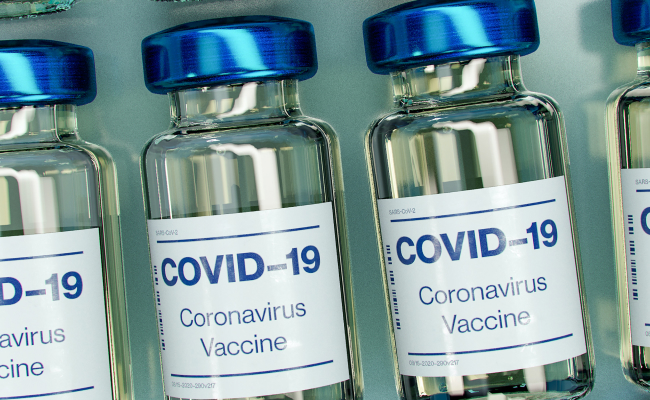 Vial of Covid-19 vaccine